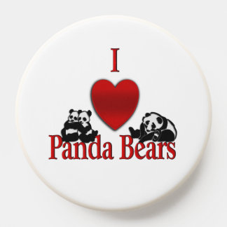 I Heart Panda Bears Fun PopSocket