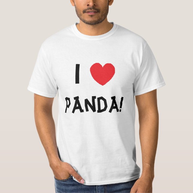 I Heart Panda Tee! 2 T-Shirt (Front)