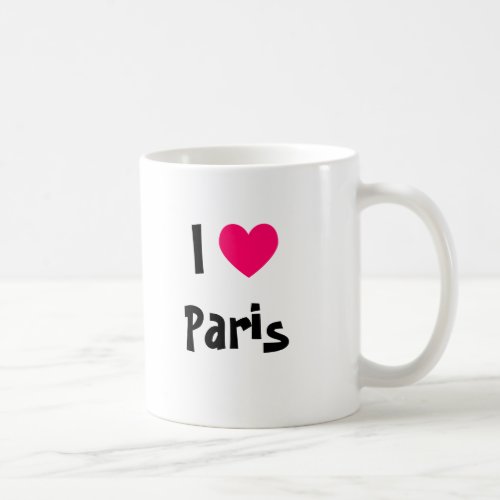 I Heart Paris Coffee Mug