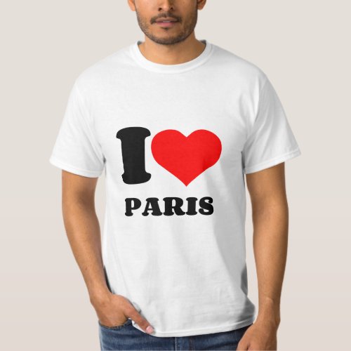 I HEART PARIS T_Shirt