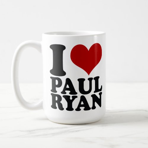 I heart Paul Ryan 2012 Coffee Tea Mug
