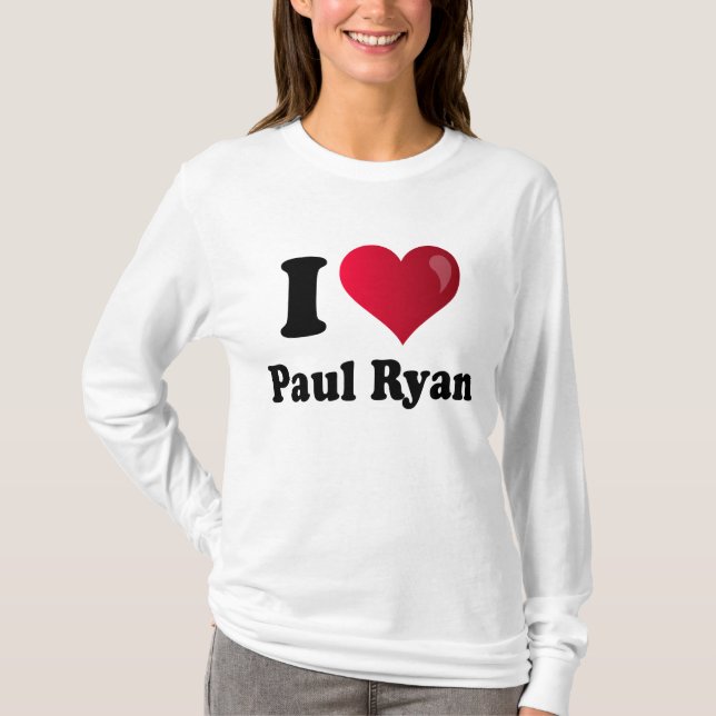 I Heart Paul Ryan T-Shirt (Front)
