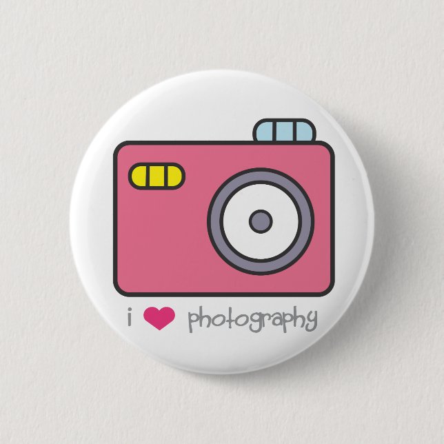 I Heart Photography Button (Front)