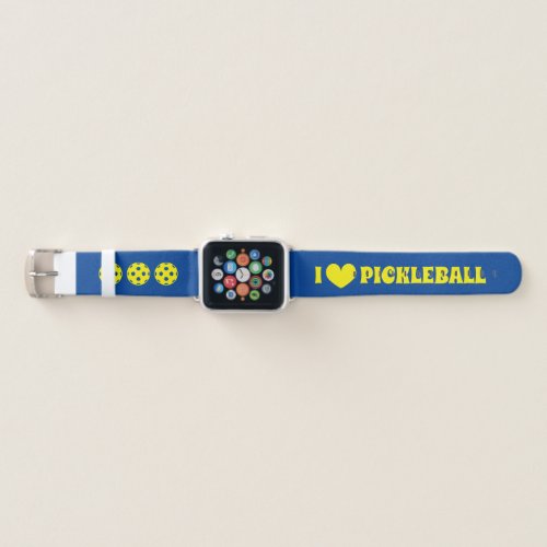 I heart pickleball _ Cool Apple watch band