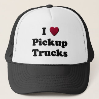 I Heart Pickup Trucks Trucker Hat