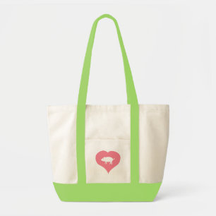 I Heart Pigs Bag