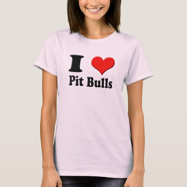 I Heart Pit Bulls Tee (Front)