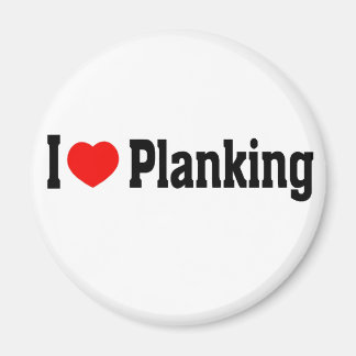 I (Heart) Planking Magnet
