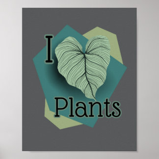 I Heart Plants poster