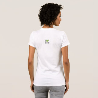 I Heart Plants Woman's Slim Fit Tee