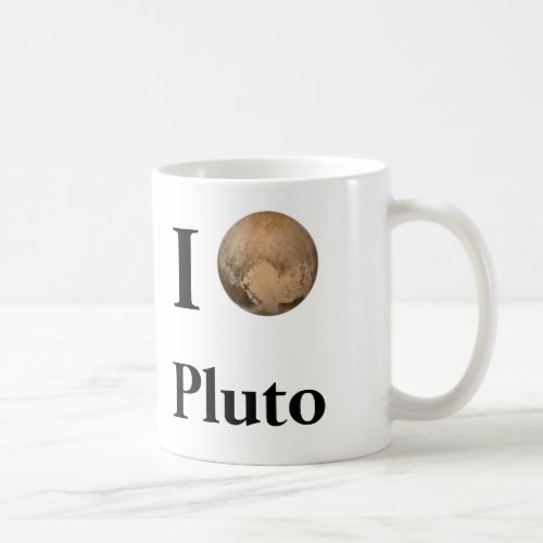 I Heart Pluto Coffee Mug