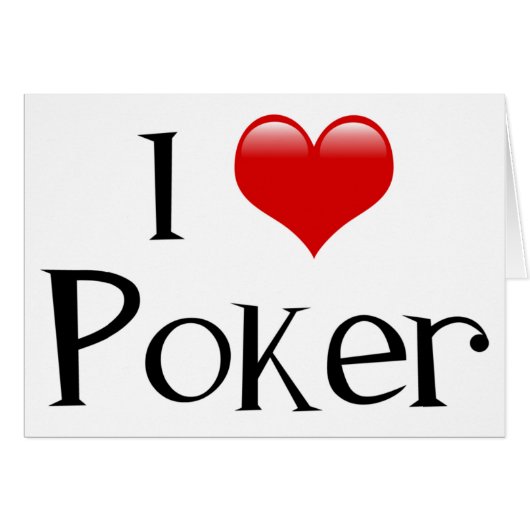 I Heart Poker (Front Horizontal)