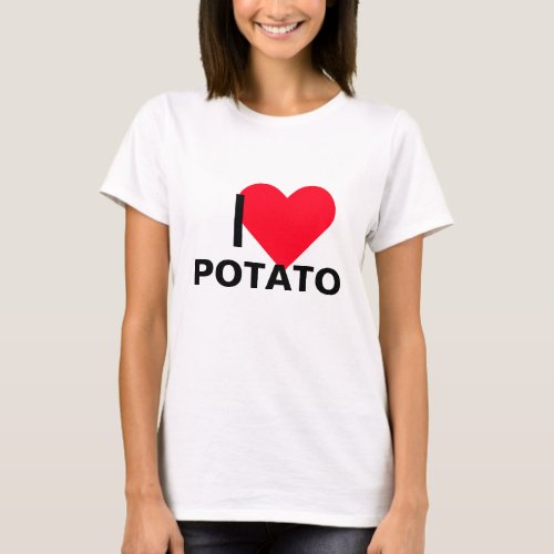I Heart Potato T_Shirt