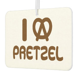 I Heart Pretzel Air Freshener