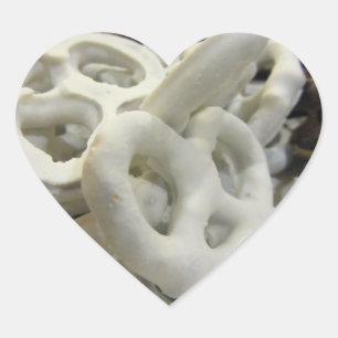 I Heart Pretzels Stickers