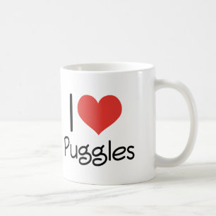 I Heart Puggles Coffee Mug