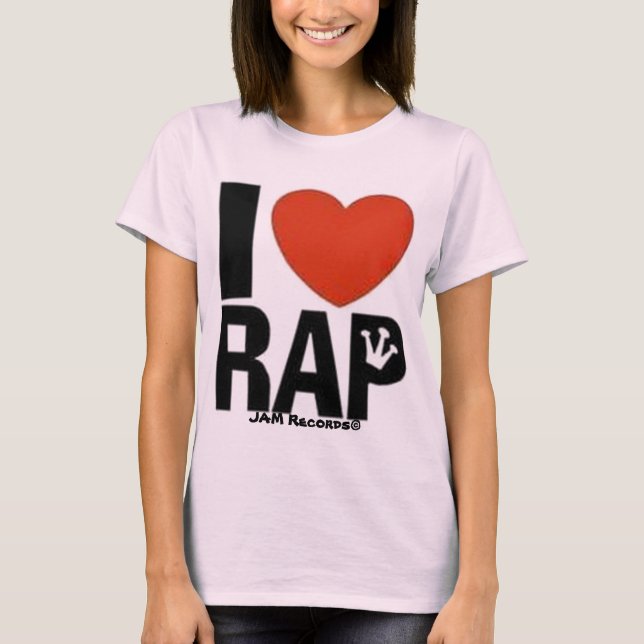 I Heart Rap T-Shirt (Front)