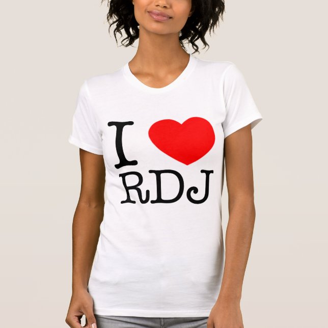 I Heart RDJ T-Shirt (Front)