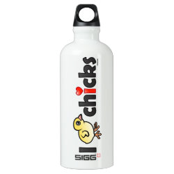 I Heart Real Chicks SIGG Traveller Water Bottle (0.6L)