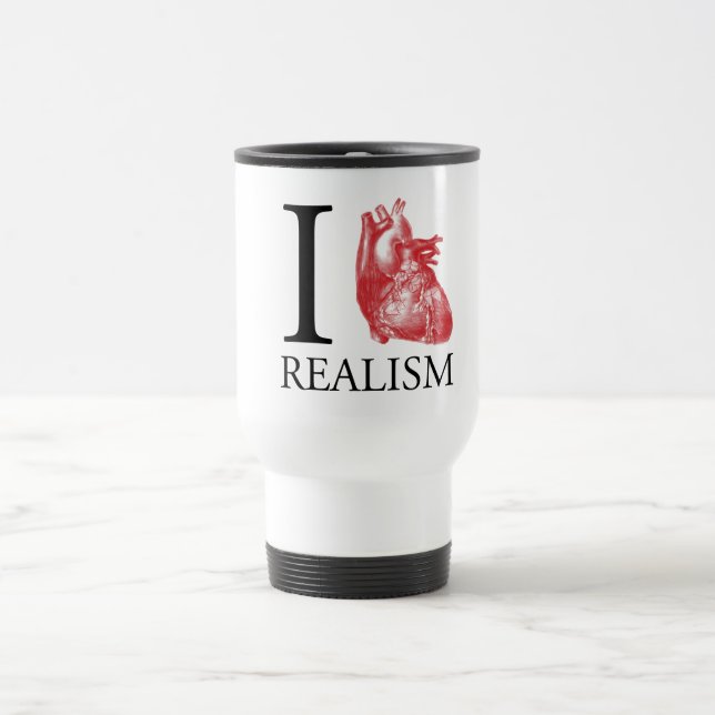 I Heart Realism Travel Mug (Center)