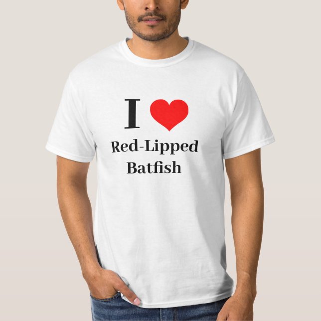 I heart Red-Lipped Batfish T-Shirt (Front)