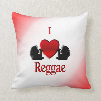 I Heart Reggae Mojo Pillow