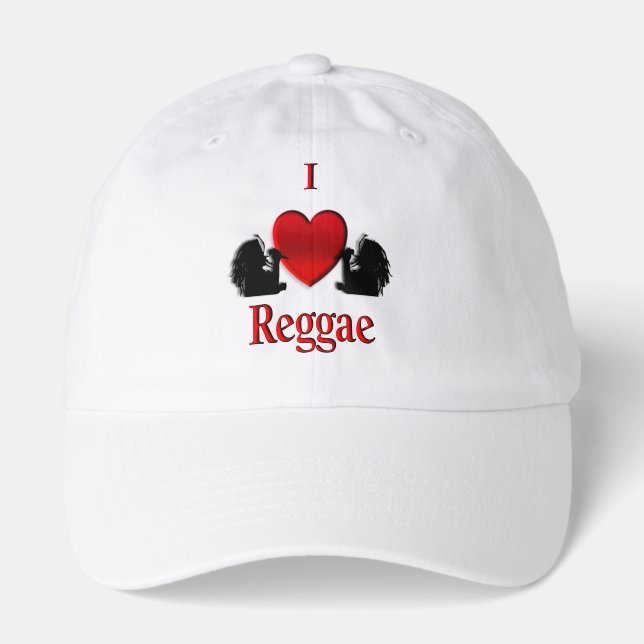 I Heart Reggae Music Hat (Front)