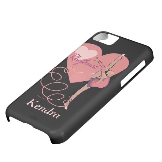 I Heart Rhythmic Gymnastics iPhone 5C Case (Bottom)