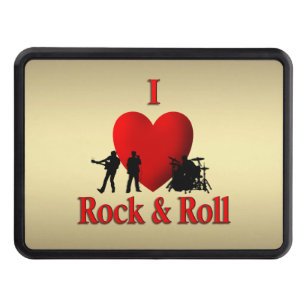 I Heart Rock & Roll Hitch Cover 2