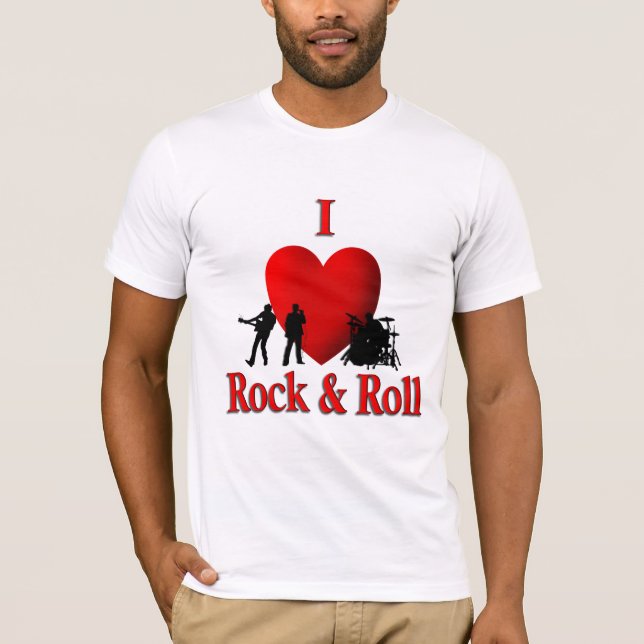 I Heart Rock & Roll T-Shirt (Front)