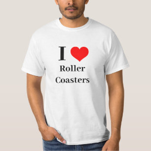 I heart Roller Coasters T-Shirt
