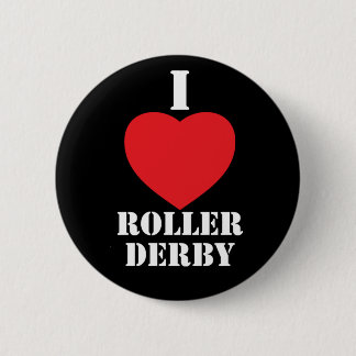 I heart Roller Derby Button