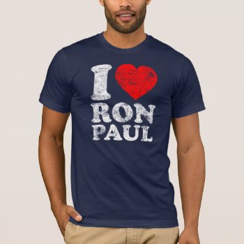 I Heart Ron Paul T-shirt by designdivastuff at Zazzle