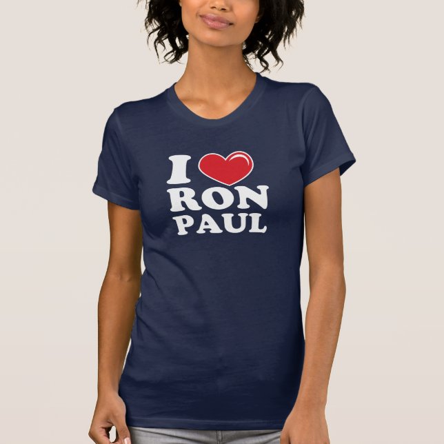I Heart Ron Paul T-Shirt (Front)