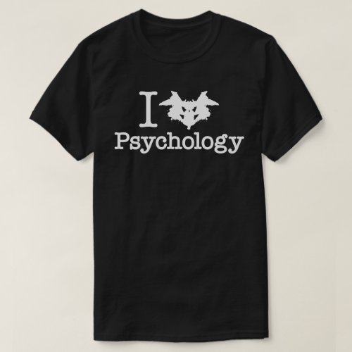 I Heart Rorschach Inkblot Psychology T_Shirt