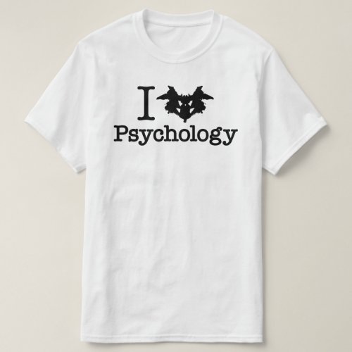 I Heart Rorschach Inkblot Psychology T_Shirt