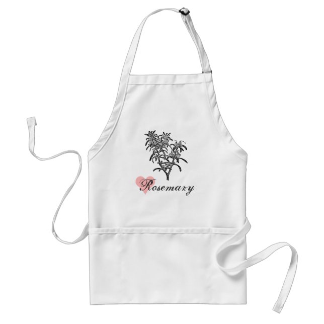 I Heart Rosemary Apron (Front)