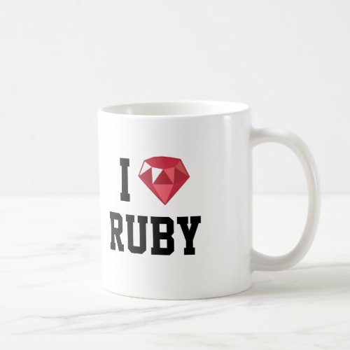 I Heart Ruby Geek Mug