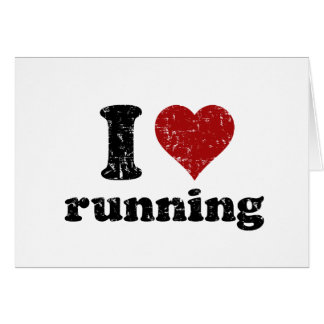 I heart running cards