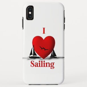 I Heart Sailing iPhone XS Max Case