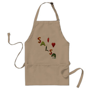 I Heart Salsa Adult Apron