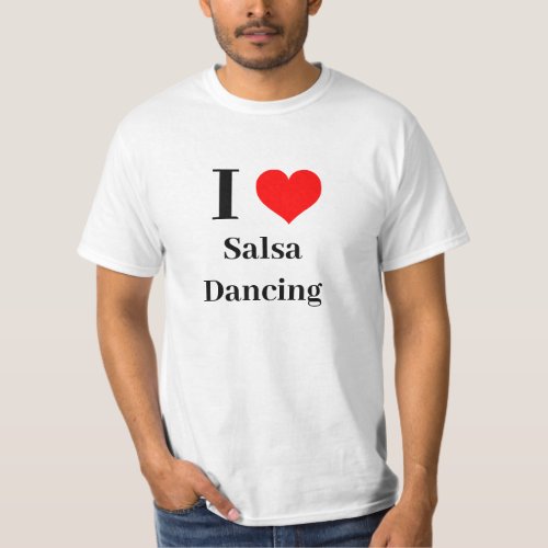 I heart Salsa Dancing T_Shirt