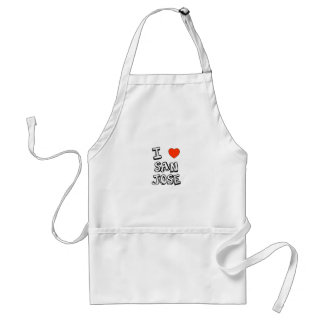 I Heart San Jose Adult Apron