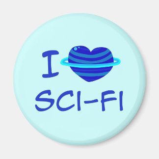 I Heart Sci-Fi Magnet