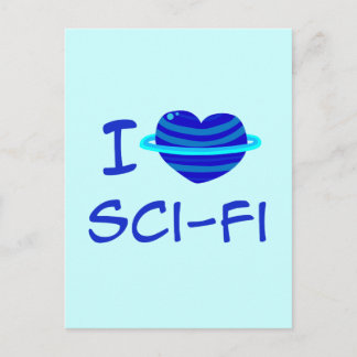 I Heart Sci-Fi Postcard