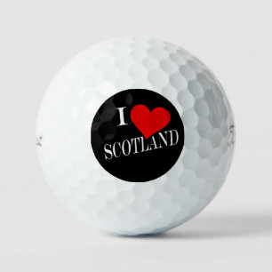 I Heart Scotland wt tpv1 gbcnt Golf Balls