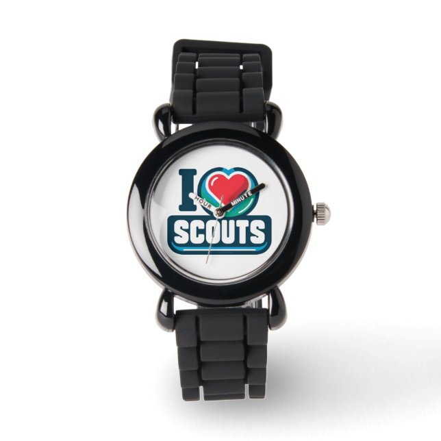 I Heart Scouts Girl Scouting Watch (Front)