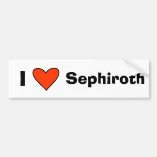 I heart Sephiroth Bumper Sticker