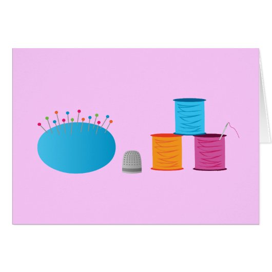 I Heart Sewing Cards (Front Horizontal)