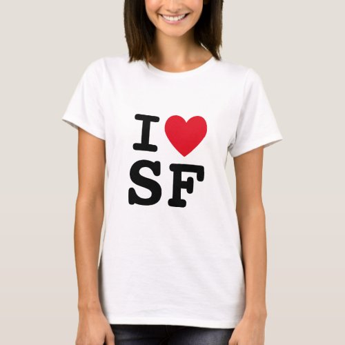 I Heart SF Monogram T_Shirt